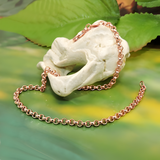 Bracelet chaîne Rollo en or rose 14 carats