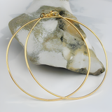 Halskette mit Omega-Kette aus 9 Karat Gold
