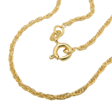 Klassische 9K Gold Ankerkette Halskette