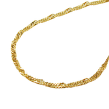 14K Gold Singapore Chain Necklace