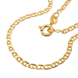 9K Gold Armour Stay Chain Necklace