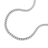 Sterling Silber flache Panzerkette Halskette